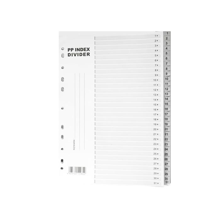 PVC Index Divider (1 to 31)